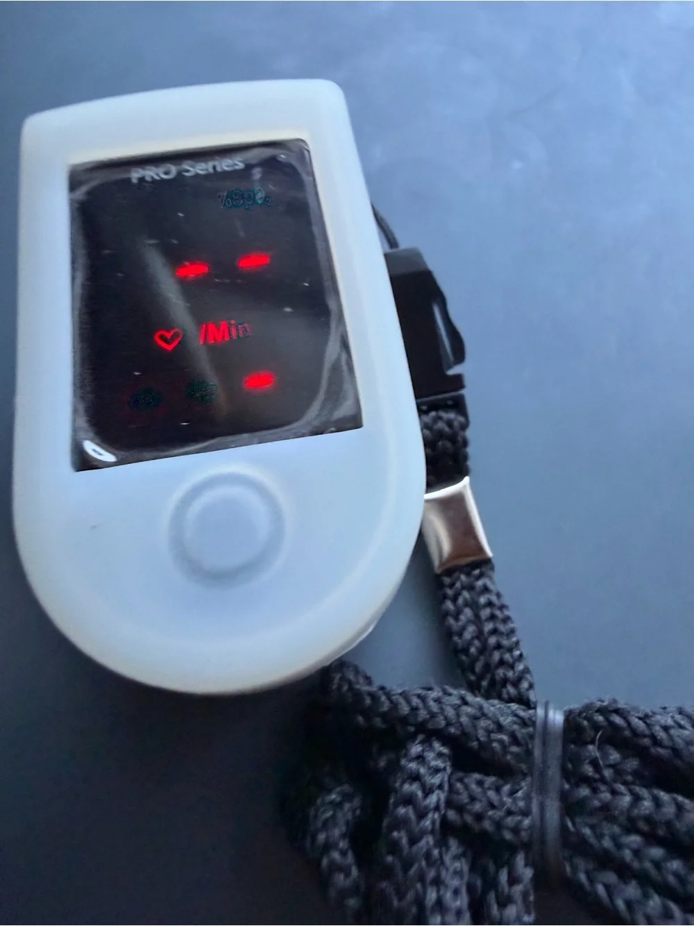 White Portable Pulse Oximeter - White